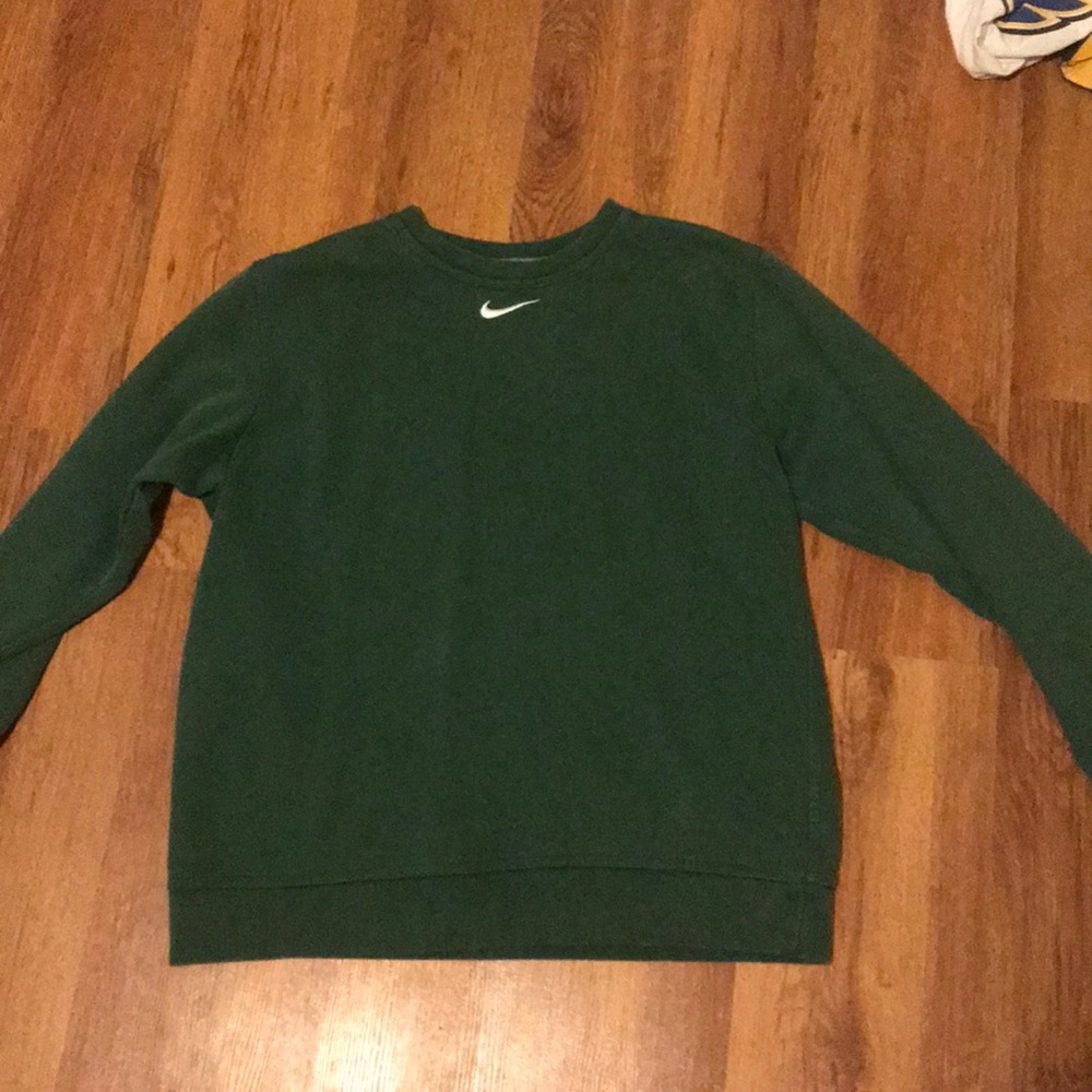 Nike Dark Green sweatshirt (Medium)